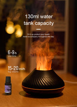 Load image into Gallery viewer, Usb small household appliance air humidifier seven-color flame fragrance machine