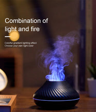 Load image into Gallery viewer, Usb small household appliance air humidifier seven-color flame fragrance machine