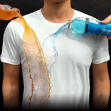 Load image into Gallery viewer, Antifouling waterproof men's T-shirt breathable quick drying short sleeve solid color