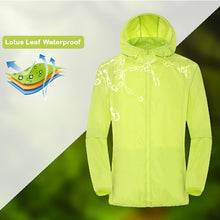 Load image into Gallery viewer, Camping Rain Jacket Men Women Waterproof Sun Protection Clothing