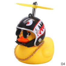 Load image into Gallery viewer, With Helmet Broken Wind Small Yellow Duck Bike Motor Without Lights