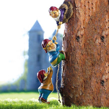 Load image into Gallery viewer, Climbing Gnomes Tree Hugger Decor Garden