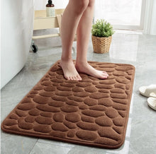 Load image into Gallery viewer, Cobblestone Embossed Bathroom Bath Mat