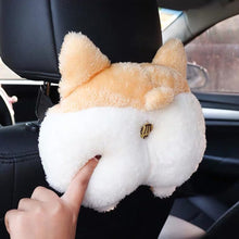 Load image into Gallery viewer, Creative cartoon Golgi donkey tissue box soft car seat Napkin Holder