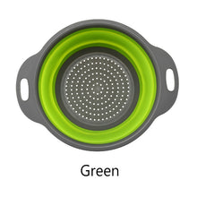 Load image into Gallery viewer, Foldable Drain Basket Colander Fruit Vegetable Washing Basket