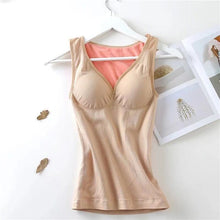Load image into Gallery viewer, Women's Flannel Bra Vest Thermal Plush Underwear