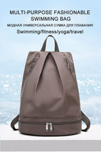 Load image into Gallery viewer, Waterproof Backpack Dry Wet Separation Swimming Accessories Duffle Bag