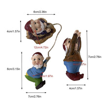 Load image into Gallery viewer, Climbing Gnomes Tree Hugger Decor Garden