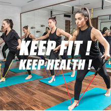 Load image into Gallery viewer, 11 Pieces / set elastic rubber belt stretching rope fitness expander