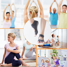 Load image into Gallery viewer, Women's Toe Socks Backless Dispensing Anti-slip Sweat Absorbing Pure Cotton Yoga Socks
