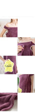 Load image into Gallery viewer, Wearable Microfiber Bathrobe Woman