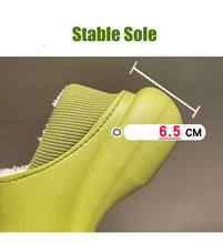 Load image into Gallery viewer, Women's Slippers EVA Sole Waterproof Non-slip Casual Shoes Warm Plush