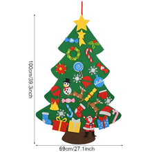 Load image into Gallery viewer, Kids DIY Felt Christmas Tree Christmas Decoration for Home