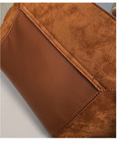 Load image into Gallery viewer, Nubuck PU leather women's Retro large capacity shoulder bag