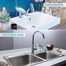 Load image into Gallery viewer, 2PCS Suction Cup Soap dish For bathroom Shower Portable Leaf Soap Holder Plastic Sponge Tray For Kitchen Bathroom accessories