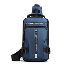 Load image into Gallery viewer, Multi-function messenger bag with USB charging port