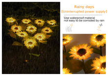 Load image into Gallery viewer, Garden lights Solar LED Light Waterproof Sunflower Lawn Light