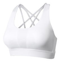 Load image into Gallery viewer, Push Up Sports Bra Women's Tracksuit Cross Straps Wireless Padded Gym Bra