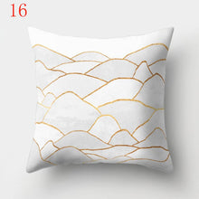 Load image into Gallery viewer, Geometric Printed Polyester Throw Pillow Cases Sofa Cushion Cover