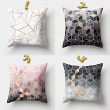 Load image into Gallery viewer, Geometric Printed Polyester Throw Pillow Cases Sofa Cushion Cover