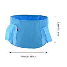 Load image into Gallery viewer, 15L Outdoor folding washbasin fishing bucket foot basin