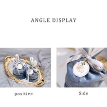 Load image into Gallery viewer, Cartoon rabbit ear velvet bag baked candy biscuit packaging bag