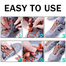 Load image into Gallery viewer, Sneaker ShoeLaces Elastic No Tie Shoe Laces Stretching Lock Lazy laces