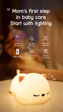 Load image into Gallery viewer, USB rechargeable silicone night light with remote control