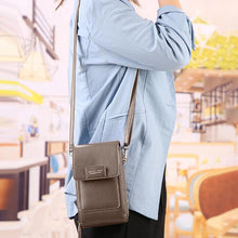 Load image into Gallery viewer, Transparent Touch Screen Retro Simple Mobile Phone Bag