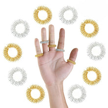 Load image into Gallery viewer, 10PCS Finger Hand Massager Ring Health Care Set
