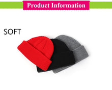 Load image into Gallery viewer, Knitted Hats for Women Skullcap Men Beanie Hat