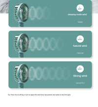 Load image into Gallery viewer, Portable mini fan Students hold a small fan desktop and hold a USB small fan