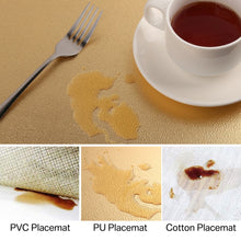 Load image into Gallery viewer, 4PCS PVC Placemat for Dining Table Hollow Pad Coaster Pads Table Bowl Mats