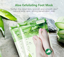 Load image into Gallery viewer, 6Pcs Lavender/Aloe Foot Mask Remove Dead Skin Foot Peeling Mask