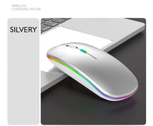 Load image into Gallery viewer, RGB Wireless Mouse Bluetooth Mouse Gamer Rechargeable