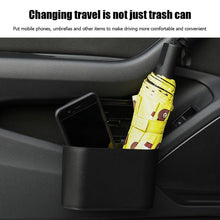 Load image into Gallery viewer, Car Clamshell Trash Bin Hanging Vehicle Garbage Dust Case Storage Box