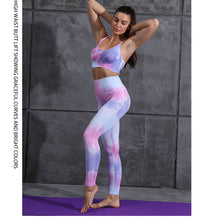 Load image into Gallery viewer, New Tie Dye Seamless Yoga High Waist Leggings Running Workout Clothes