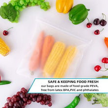 Load image into Gallery viewer, 3 PCS Silicone Food Storage Containers Leakproof Reusable