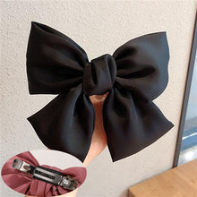Load image into Gallery viewer, Big Bows Barrette Headband Fabric Elastic Hair Bands