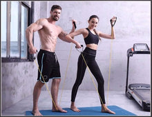 Load image into Gallery viewer, 11 Pieces / set elastic rubber belt stretching rope fitness expander
