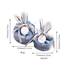 Load image into Gallery viewer, Cartoon rabbit ear velvet bag baked candy biscuit packaging bag