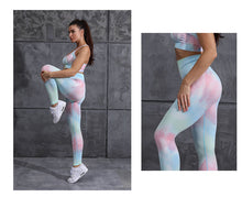 Load image into Gallery viewer, New Tie Dye Seamless Yoga High Waist Leggings Running Workout Clothes