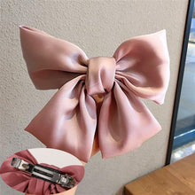 Load image into Gallery viewer, Big Bows Barrette Headband Fabric Elastic Hair Bands