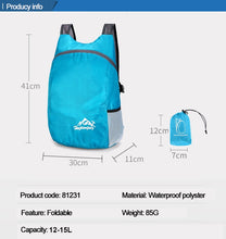 Load image into Gallery viewer, 15L Lightweight Packable Backpack Foldable