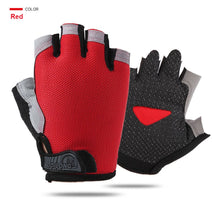 Load image into Gallery viewer, Silicone Anti-slip Anti-sweat Cycling Gloves Men Women Half Finger Gloves
