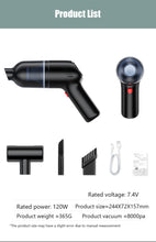 Load image into Gallery viewer, 8000pa wireless household and vehicle dual-purpose micro vacuum cleaner