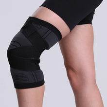 Load image into Gallery viewer, Men Pressurized Elastic Knee Pads Support Fitness Gear