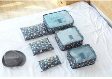 Load image into Gallery viewer, 6pcs Travel Storage Bags Clothes Shoes Underwear Suitcase Organizer Bags