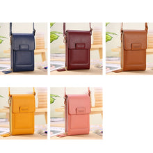 Load image into Gallery viewer, Transparent Touch Screen Retro Simple Mobile Phone Bag