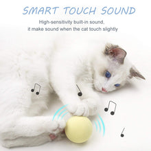 Load image into Gallery viewer, Intelligent music cat toys interactive ball cat training toys